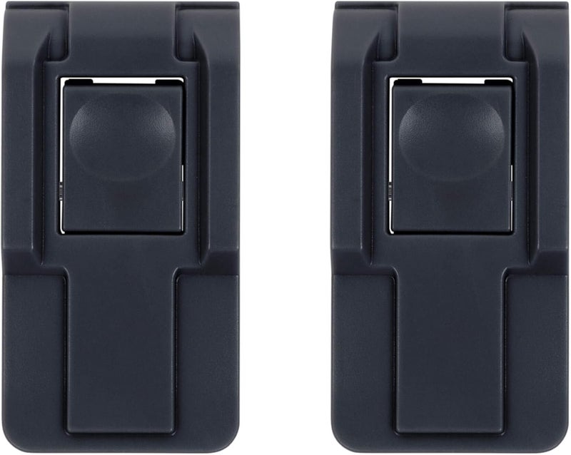 2 Pelican Black Replacement Push Button Medium Air Case Latches. Fits Air Series Cases.